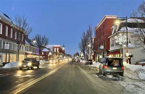 Downtown Saco Maine Paul Chandler December 2020 Downtown