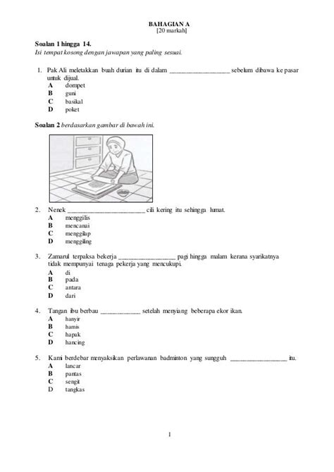 Soalan bahasa melayu pemahaman tahun 4 2019  Teaching language arts