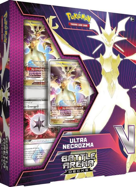 Pokemon Tcg Battle Arena Deck Ultra Necrozma Gx 2 Foil Cards 1
