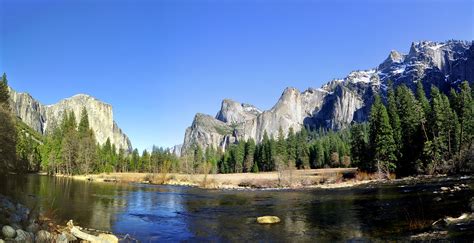 Merced River Camp Swim And Whitewater Near Yosemite Valley