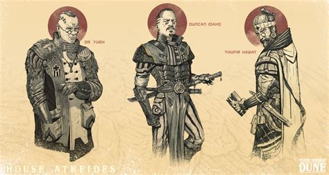 Frank Herbert Dune Characters By Tom Kraky