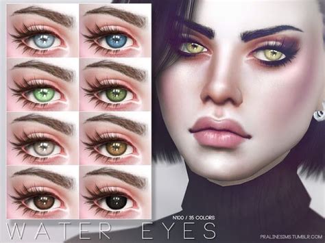 The Best Eyes By Pralinesims Augenfarbe Augen Farbe Sims 4