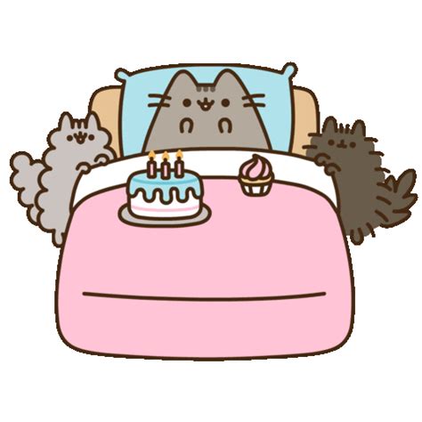 Cat Party Sticker By Pusheen For IOS Android GIPHY