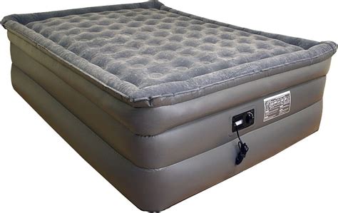 Airtek King Size Air Bed Airbed Plush Pillow Top Mattress With Built In