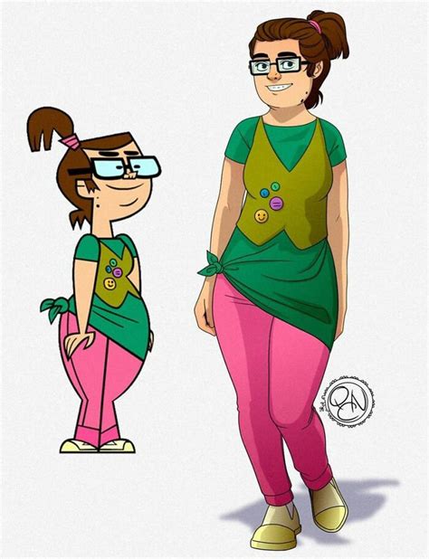 Artist Redraws Total Drama Island Characters In A More Realistic Way Total Drama Island