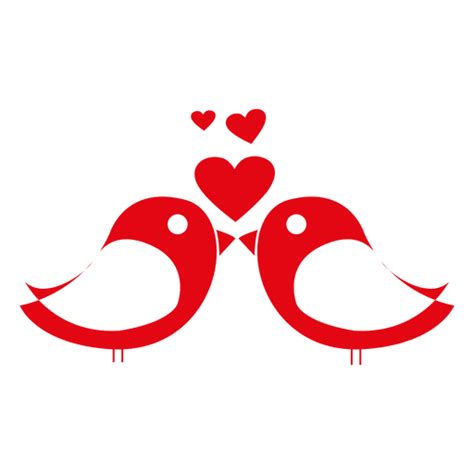 Lovebirds Cartoon Png And Svg Design For T Shirts