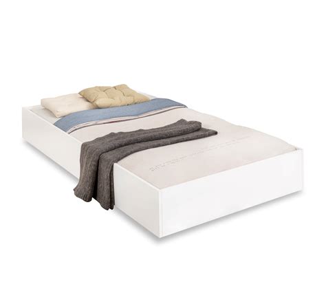 White Pull Out Bed 90x190 Cm Cilek World