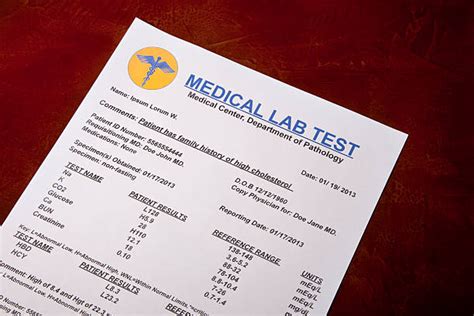 Sample Lab Test Results