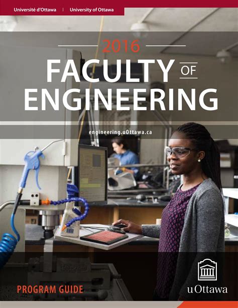University Of Ottawa Faculty Of Engineering 2016 Program Guide By