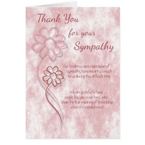 Sympathy Thank You Notes To Coworkers Template Business