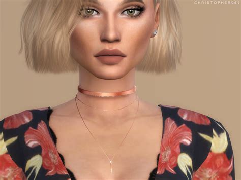 The Sims Resource Lovato Necklace Metal Christopher067