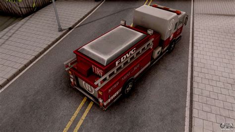 Firetruck From Gta Vc Pour Gta San Andreas