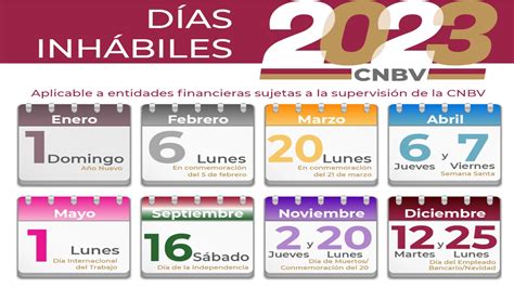 Calendario De Bancos 2023 Imagesee
