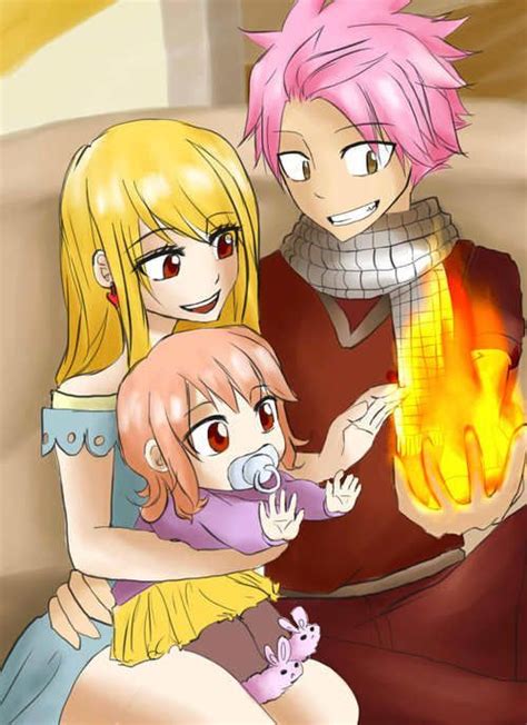 Natsu And Lucy My Baby Girl Fairy Tail Kids Fairy Tail Love Fairy