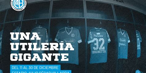 Belgrano de Córdoba vende sus camisetas desde el vestuario del club