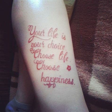 Choose Life Tattoo Best Tattoo Ideas