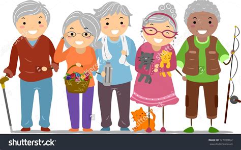 Image Result For Group Of Old People Cartoon Life Insurance For