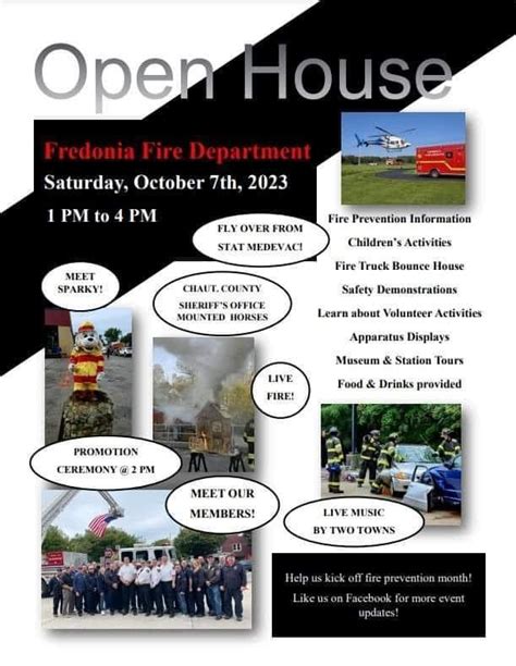 Fredonia Fire Department Hosting Open House On Saturday Chautauqua Today
