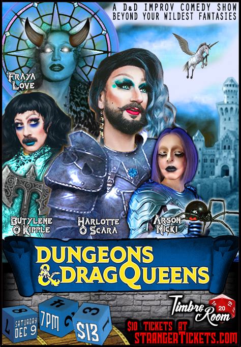 Dungeons And Drag Queens On Ice A Winterized Comedy Adventure Tickets Timbre Room Seattle Wa