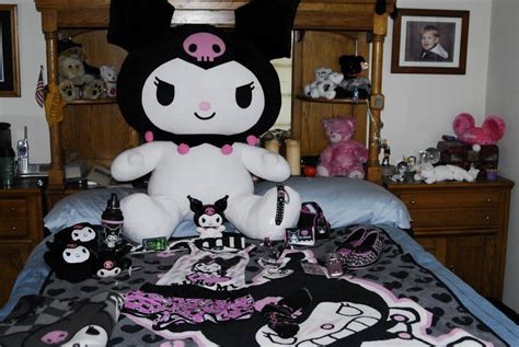 Kuromi Bedroom Kuromi Room Hello Kitty Rooms Hello Kitty Characters