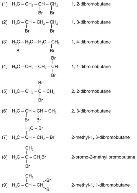 Structural Isomers Possible For C H Br Are