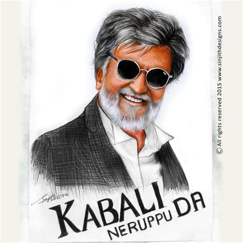Kabali Actor Rajinikanth Colored Pencil Art By Sinjith On Deviantart