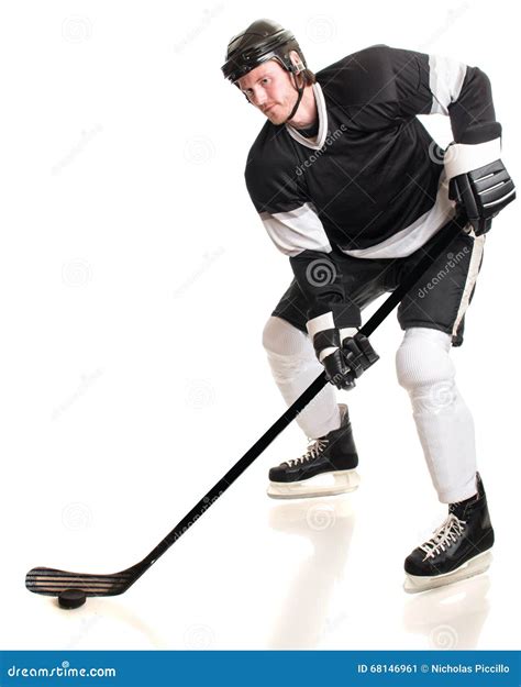 Ice Hockey Player Stock Image Image Of Person Handsome 68146961