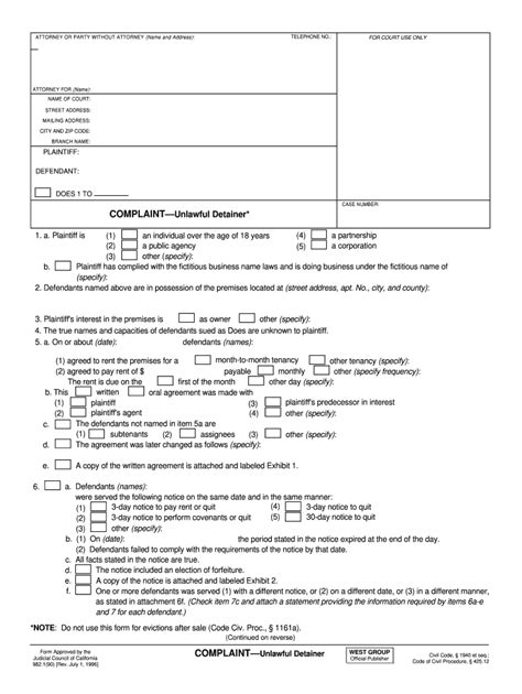 Unlawful Detainer Fill Out And Sign Online Dochub