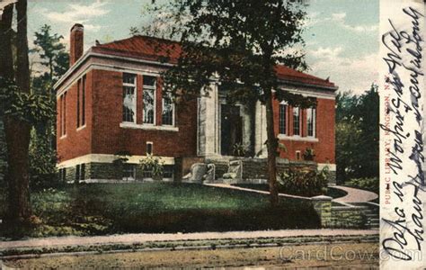 Public Library Kingston Ny Postcard