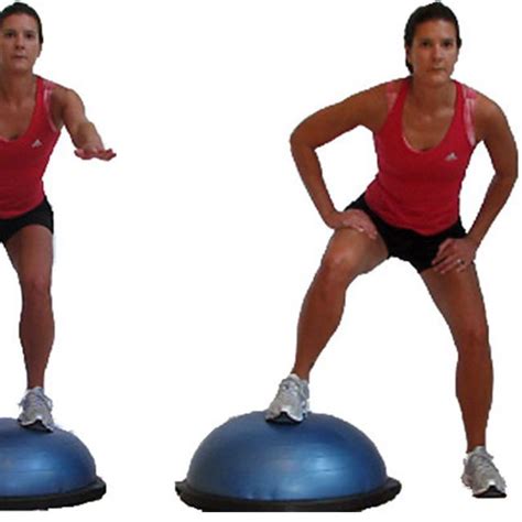 Bosu Lateral Lunge Exercise How To Workout Trainer By Skimble