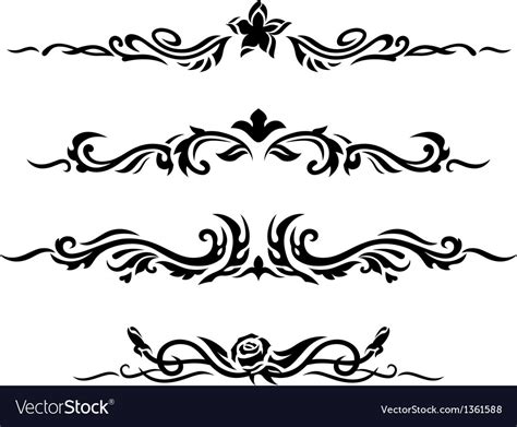 Decorative Design Elements Royalty Free Vector Image