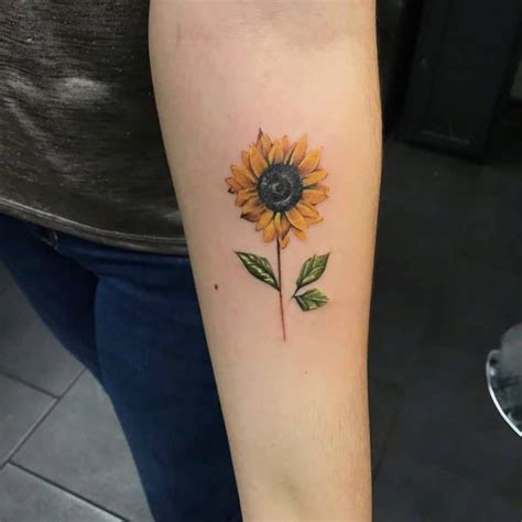57 Small Sunflower Tattoo Ideas 2023 Inspiration Guide