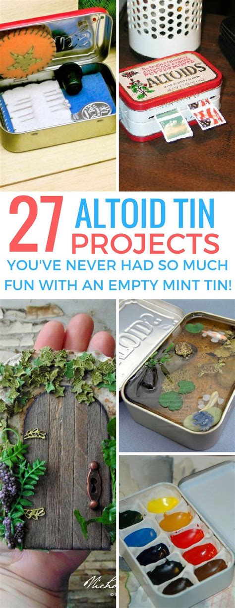27 Awesome Altoid Tin Projects You Need To Try Mint Tin Crafts Tin