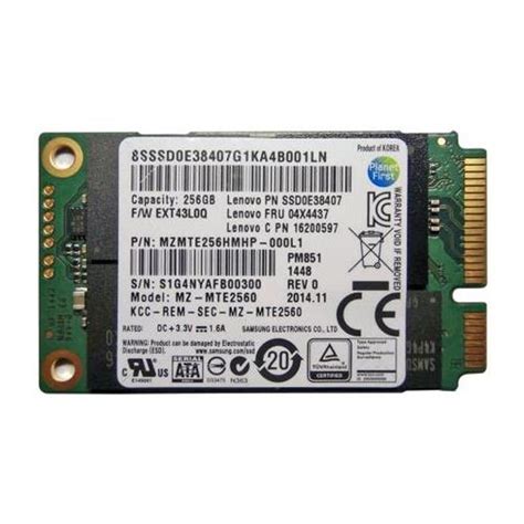 Mzmte256hmhp 000l1 Samsung Sata 60 Gbps 256gb Solid State Drive