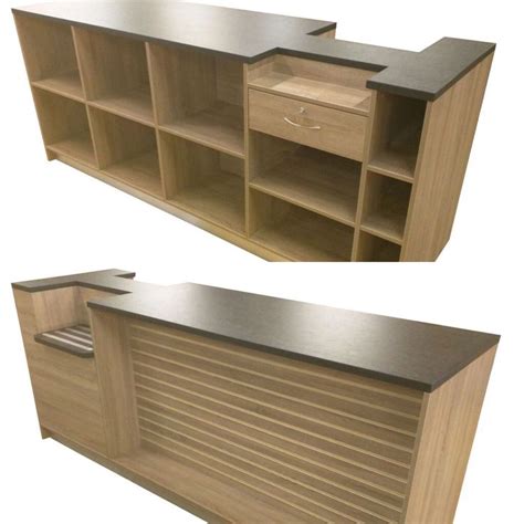 Stylish Retail Shop Counter This Counter Is Created In Oak Wood With A