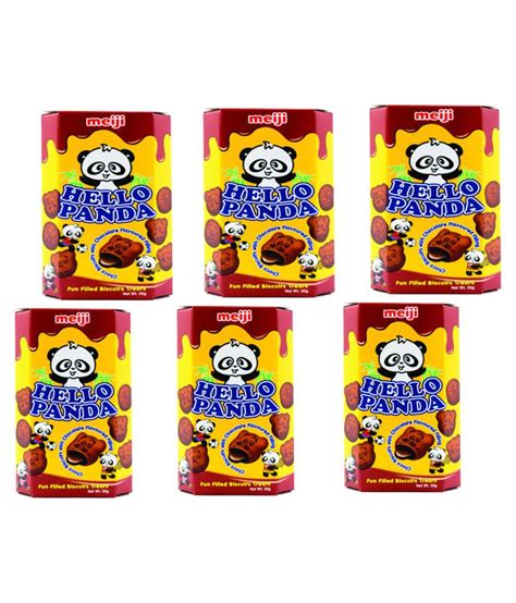 Hello Panda Chocolate Cream Biscuit 300 Gm Pack Of 6 Buy Hello Panda