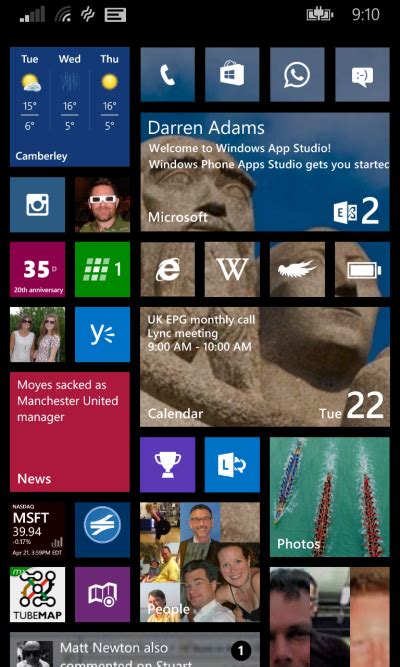 Free Download Windows Phone 81 Start Screen P And P Concept By