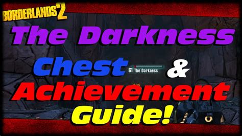 For circles of slaughter, the slaughter shaft arena is the most reliable way to get xp due to the sheer. Borderlands 2 How To Get The Darkness Chest & Achievement Guide! Its Like In That One Video ...