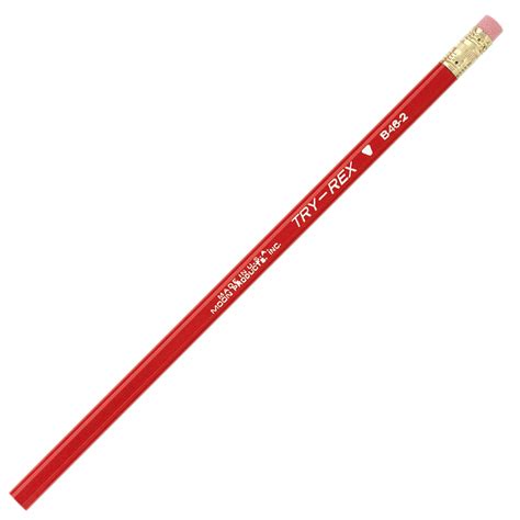 The Teachers Lounge® Try Rex® Pencil Regular With Eraser Pack Of 12