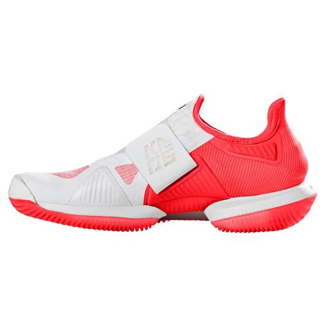 Wilson Women S Kaos Mirage Tennis Shoes White And Fiery Coral Tennis