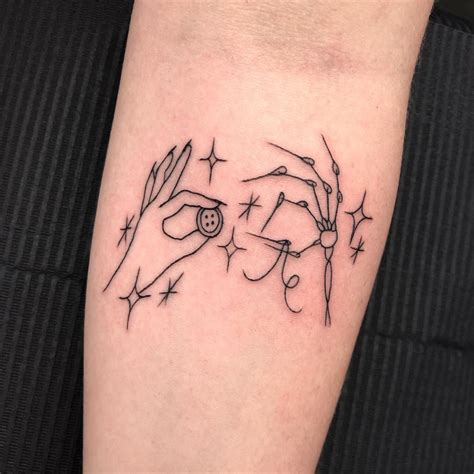 Chinchillazest Tattoo On Instagram Coraline Inspired Tattoo Thanks