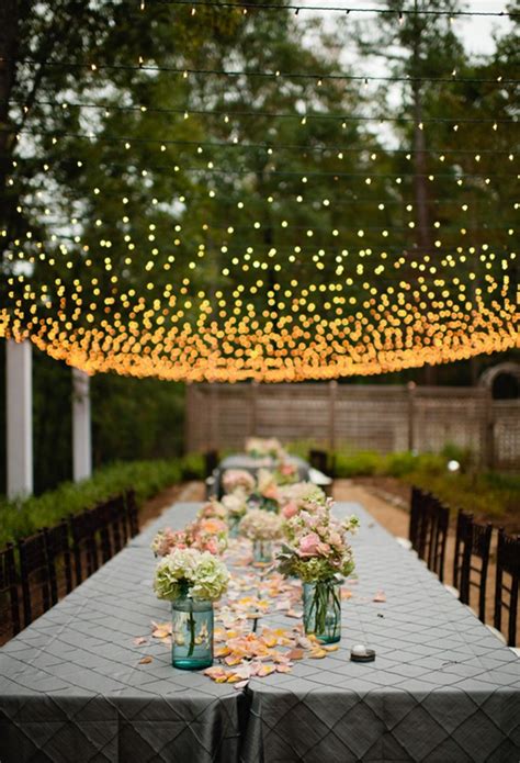 Breathtaking Wedding Reception Décor Ideas With String