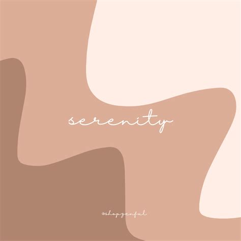 Serenity Quotes Nude Letters Beige Letter Lettering Ash Beige