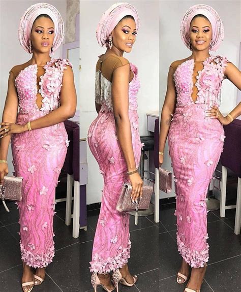 15 Aso Ebi Styles In Nigeria Fashion 2019 Aso Ebi Lace Styles Lace Fashion Nigerian Lace Styles