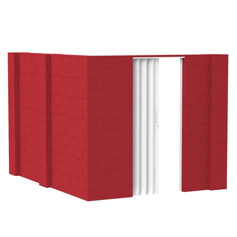 l shaped wall kit with door modular giant play blocks everblock systems