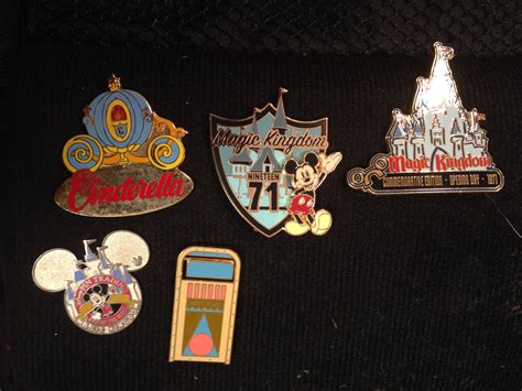 5 Disney Magic Kingdom Pins Disney Magic Kingdom Disney Pins Sets