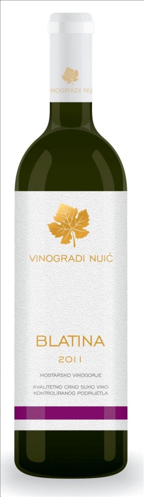 Vinogradi Nuic Blatina Quality Red Wine