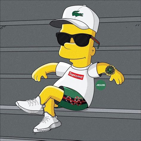 Gangster Bart Simpson Wallpapers Wallpaper Cave