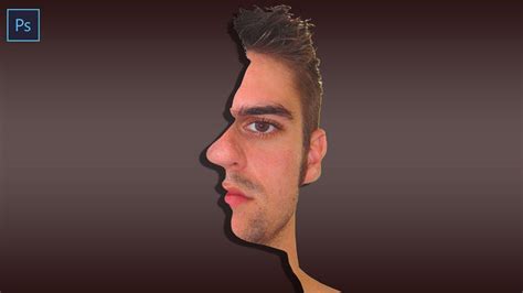 How To Create Double Sided Face Illusion Photoshop Tutorial