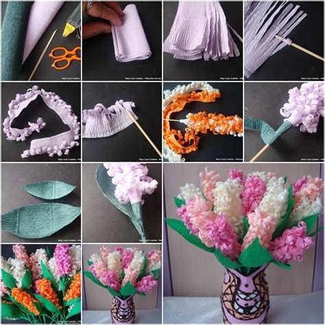 Perfect Diy Ideas Beautiful Paper Hyacinth Flowers The Perfect Diy